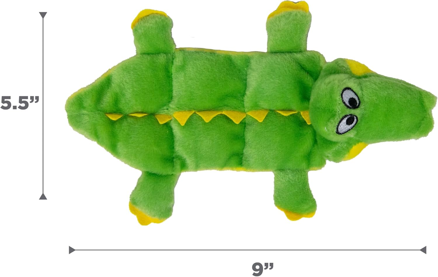 Outward Hound Squeaker Matz Plush Gator Dog Toy, Small image number 2