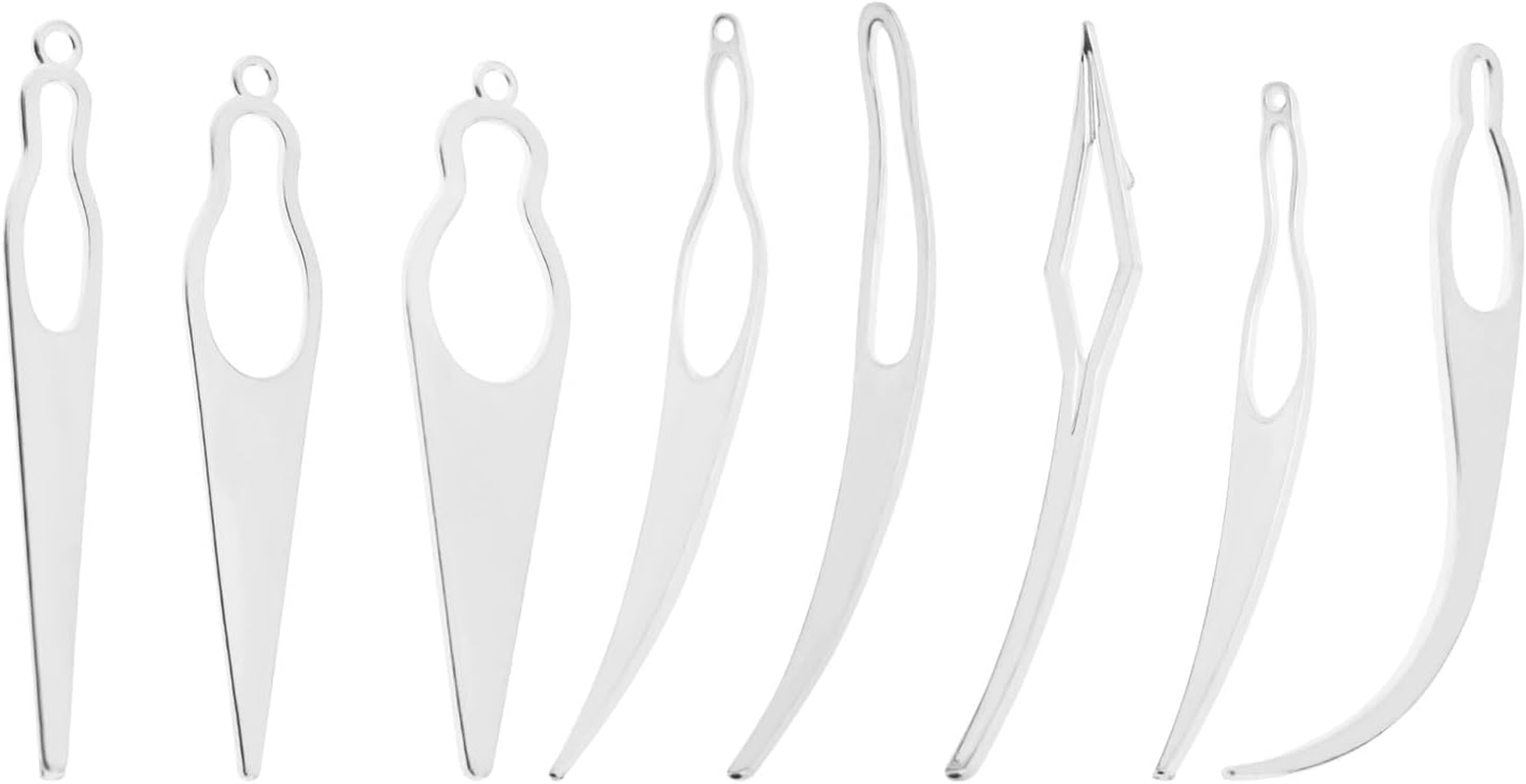 Emagtech 8Pcs Hair Threading Crochet Dreadlocks Extensions Locking Tool - Tight Fitting Accessories Interlocking Tools image number 1