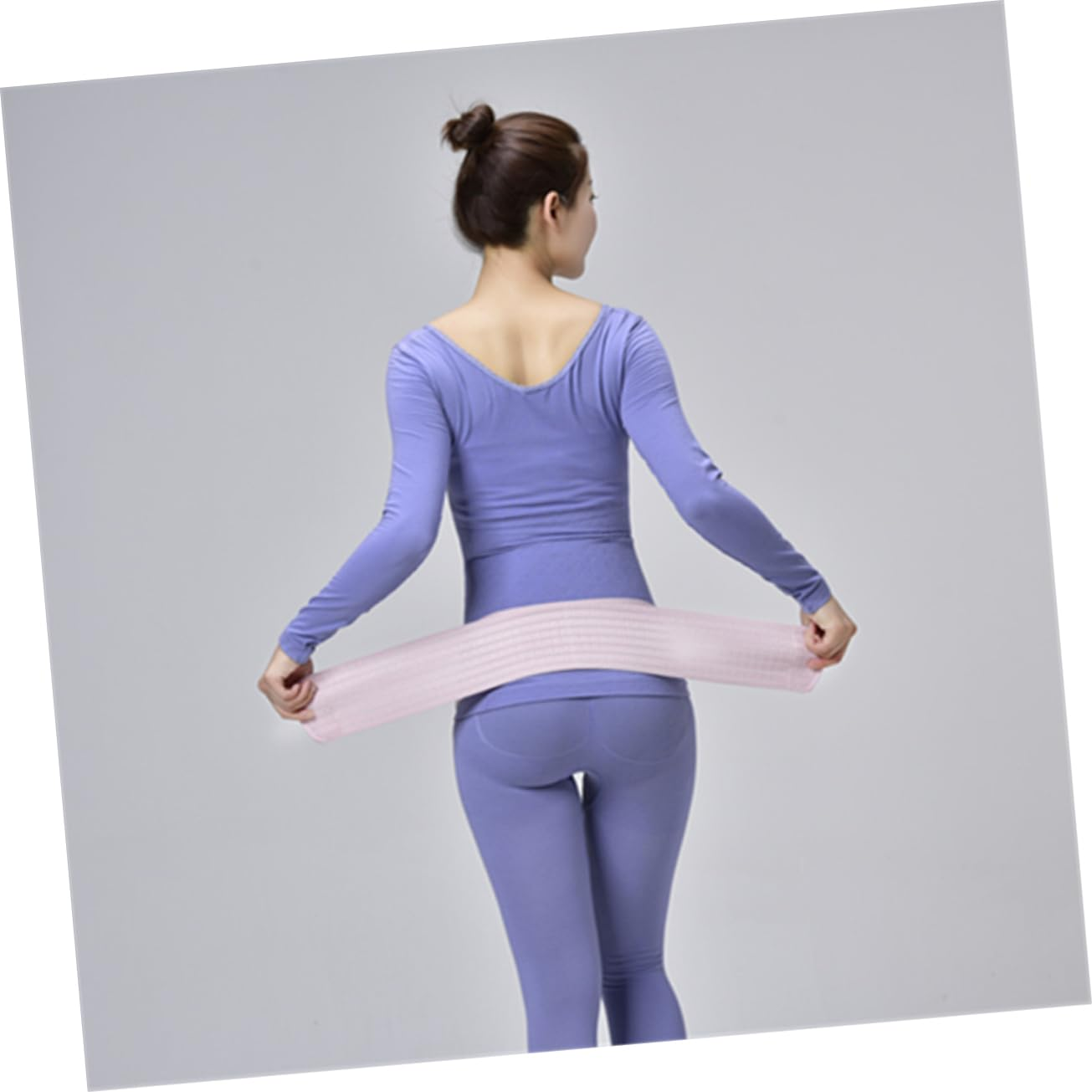 SAFIGLE Pregnant Women Abdominal Belt Breathable Double Layer Postpartum Pelvic Support Waist Care Band Pink Free Size Maternity Belly Band image number 1