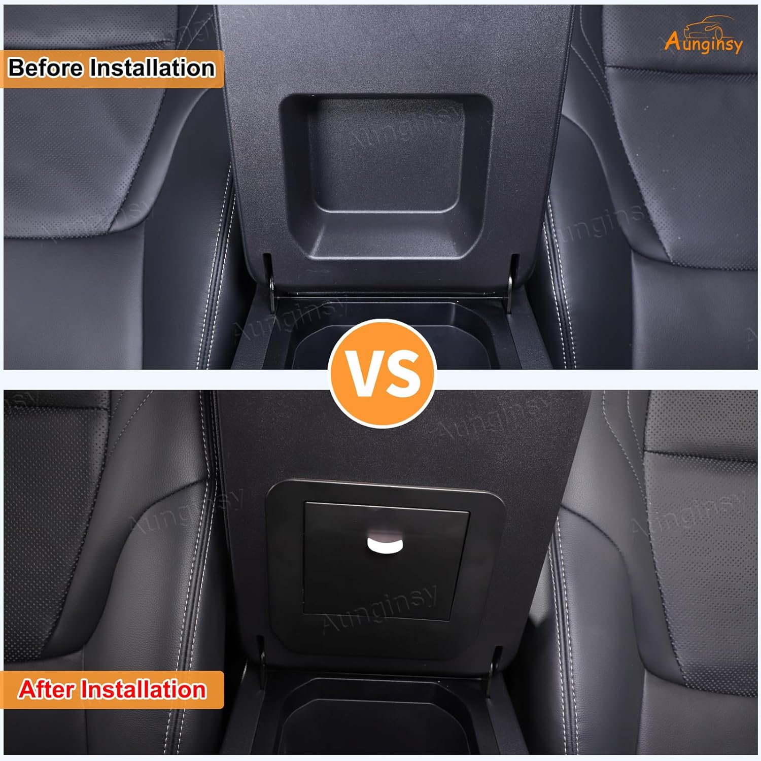 Car Armrest Hidden Storage Box Fit Toyot@ Land Cruiser 250 Prado 2024 2025 Center Console Handrail Privacy Storage Box Organizer Tray Armrest Storage Box Container Insert Pallet Manager Accessories image number 1