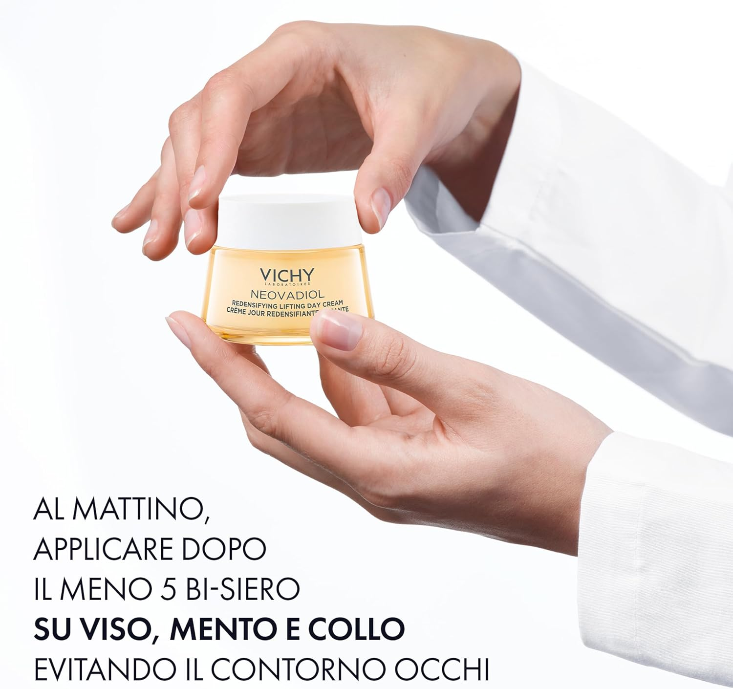 VICHY Firming Day Cream for Dry Skin: Hydrating Face Care Promotes Plumper Skin Complexion, with Hyaluronic Acid, Pro-Xylane and Niacinamide, Neovadiol, 50 Ml image number 1