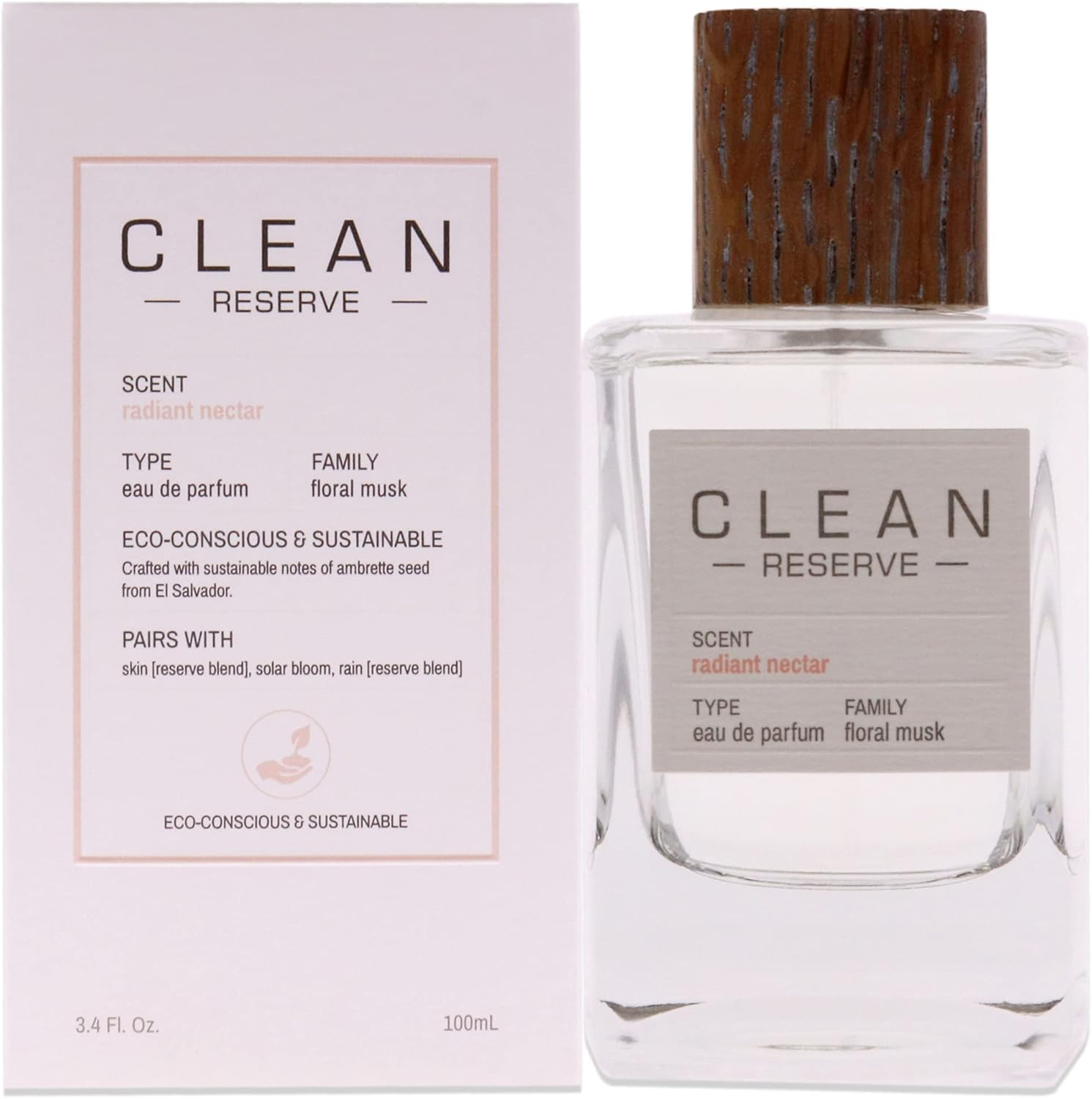 Clean Radiant Nectar (Reserve) Eau De Parfum Spray 100Ml/3.4Oz