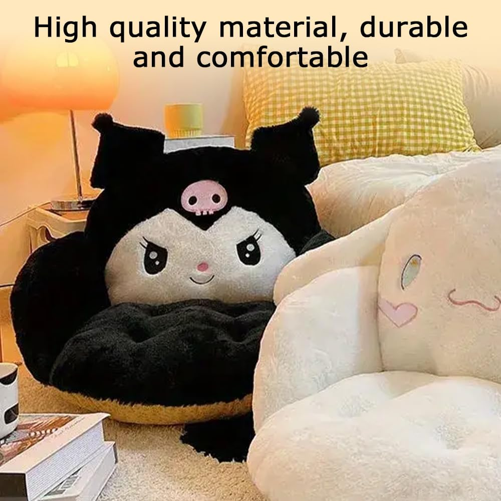 Cute Kawaii Chair Cushion with Soft Material, Soft Cartoon Plush Seat Cushion, Portable Floor Pillow Floor Cushions, Anti-Dirty and Comfortable, Office Dining Room Bedroom Decorate ﻿ image number 6