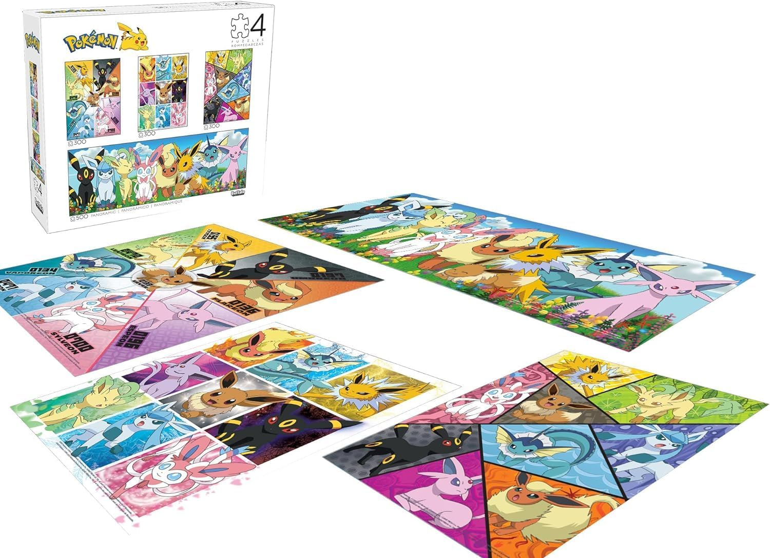 Buffalo Games - Pokemon - Eevee Montage - Multipack Jigsaw Puzzles for Adults Challenging Puzzles Perfect for Game Nights - Finished Size Varies image number 6