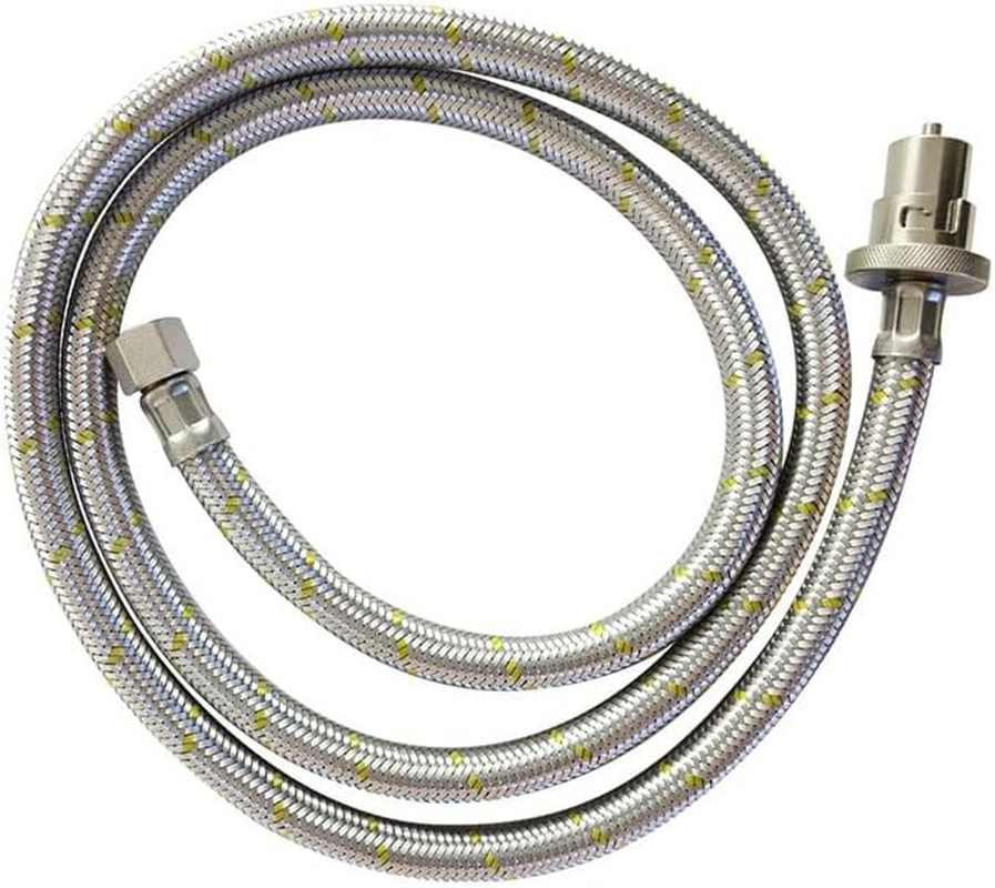 Companion Bayonet 3/8-Inch Braid Hose, 2000 Mm Length