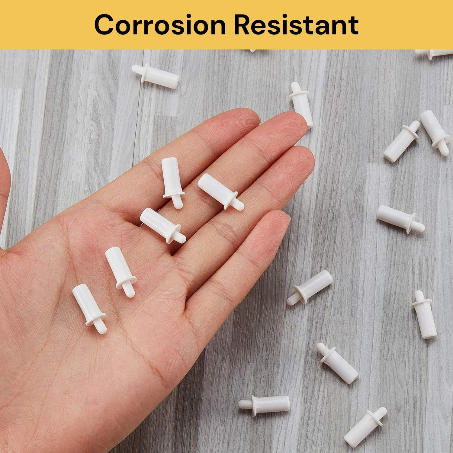 Spendeal Shutter Louver, Spring Loaded Replacement Repair for Plantation Blinds, Movable Blade Fixing Parts, Easy Install Louver Repair Clips, Blind Bolt Kit for Window Shutters (120 Pcs) image number 3