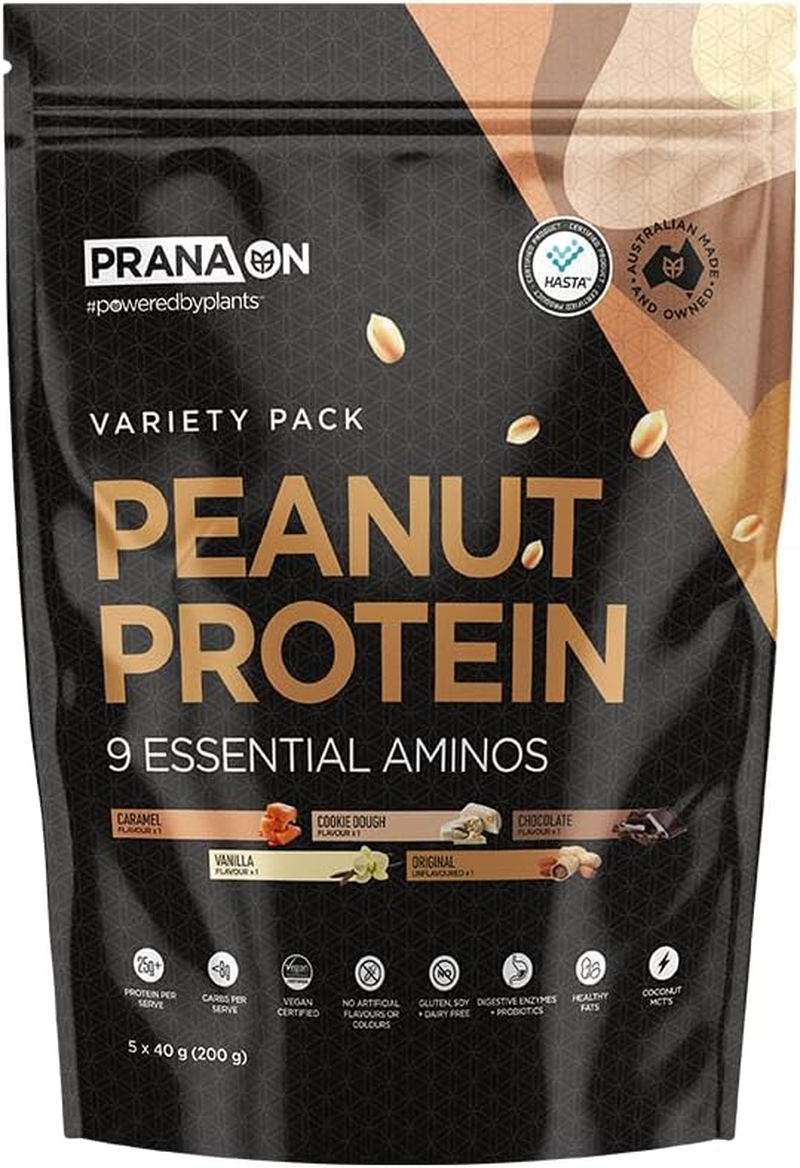 Pranaon Peanut Protein Powder Variety Pack 200Gm image number 1