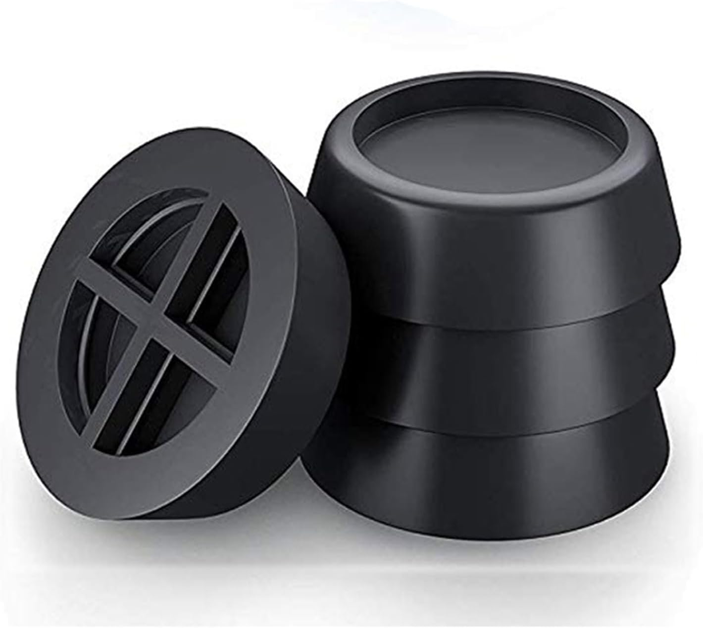 Yqkangzhu 4Pcs Washing Machine Feet Pads, anti Vibration Rubber Mats, Shock Noise Cancelling Foot Pads, Anti-Slip Stabilizer Pads, Anti-Walk Support for Dryer, Dishwasher, Refrigerator, Furniture image number 2