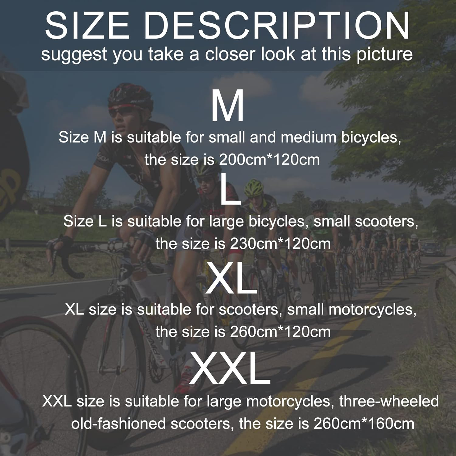 4 Pcs Motorcycle Cover,Disposable Clear Plastic Moped Cover Medium （XXL ） Waterproof Protection Dust Outdoor Rain Cover for Harley,Davidson,Yamaha,Suzuki,Honda, Kawasaki, ( Indoor Universal) image number 4