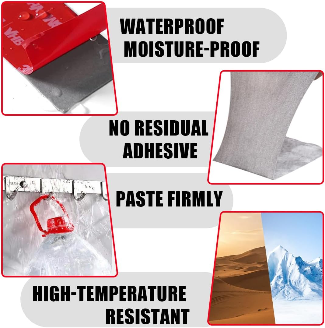 Pack of 20 Double-Sided Replacement Adhesive Pads, Compatible with Needit Park Lite Parking Disc, 3M Heat Resistant Strong VHB Sticker Tape Parking Meter Adhesive Pad Set for Windscreen image number 5