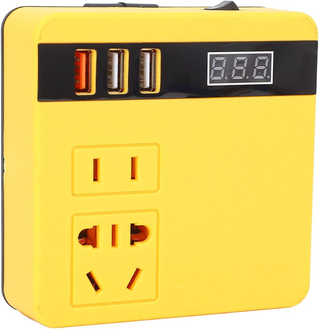 Portable Power Inverter, 120W DC18-21V to AC Cordless Inverter with 3 USB Ports, Fast Charging, Enhanced Safety, Suitable for Phones,Laptops,Led Lights, 20V Battery image number 1