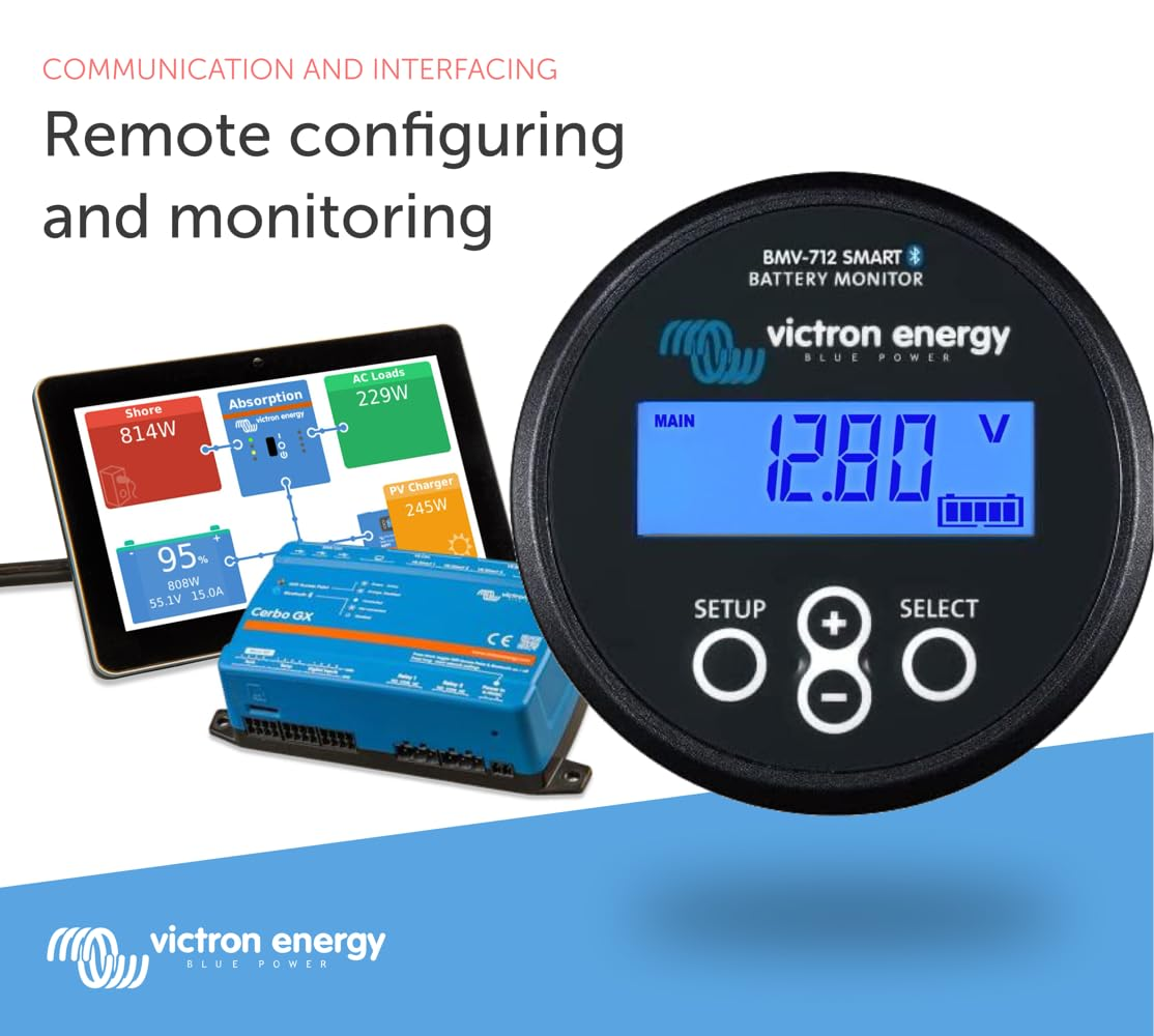 Victron Energy BMV-712 Smart Battery Monitor (Black) image number 3