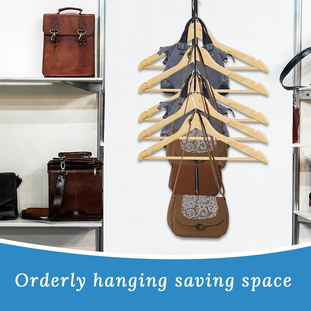 3 Pack Wall Mounted Black Metal Clothes Hangers, Clothing Display Rack with 5 Hanging Rings for Entryway, Foyer, Bedroom, Laundry Room, Store, Bathroom (Black) image number 1