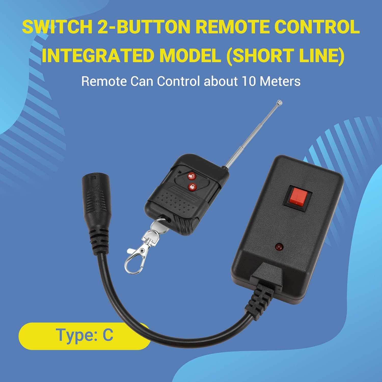 AC 90-240V Portable 3 Pins Wireless Remote Receiver for Smoke Machine DJ Stage Receiver Fog 400W 500W 900W 1500W C image number 3