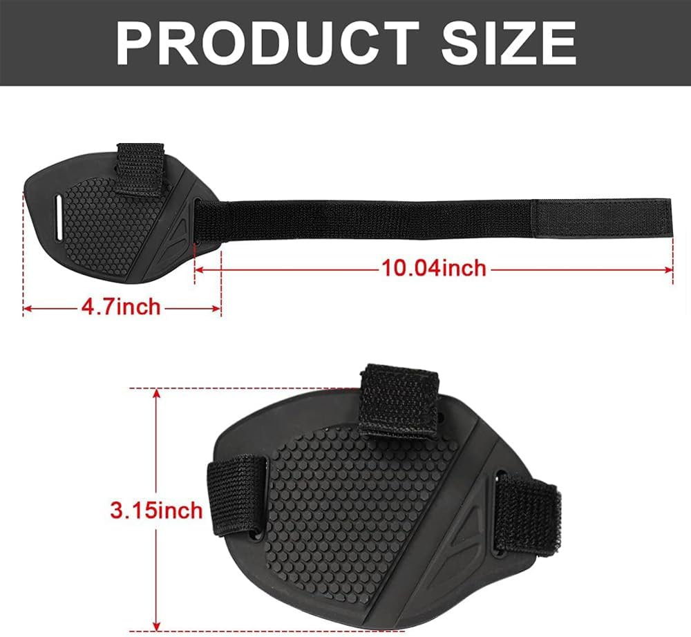 Motorcycle Motorbike Shift Pad, Motorbike Shoes Protector Cover, Anti-Slip Motorbike Shoe Boot Cover Protector, Rubber Motorcycle Clutch Cover, Protective Rubber Gear Shifter Guards, Black