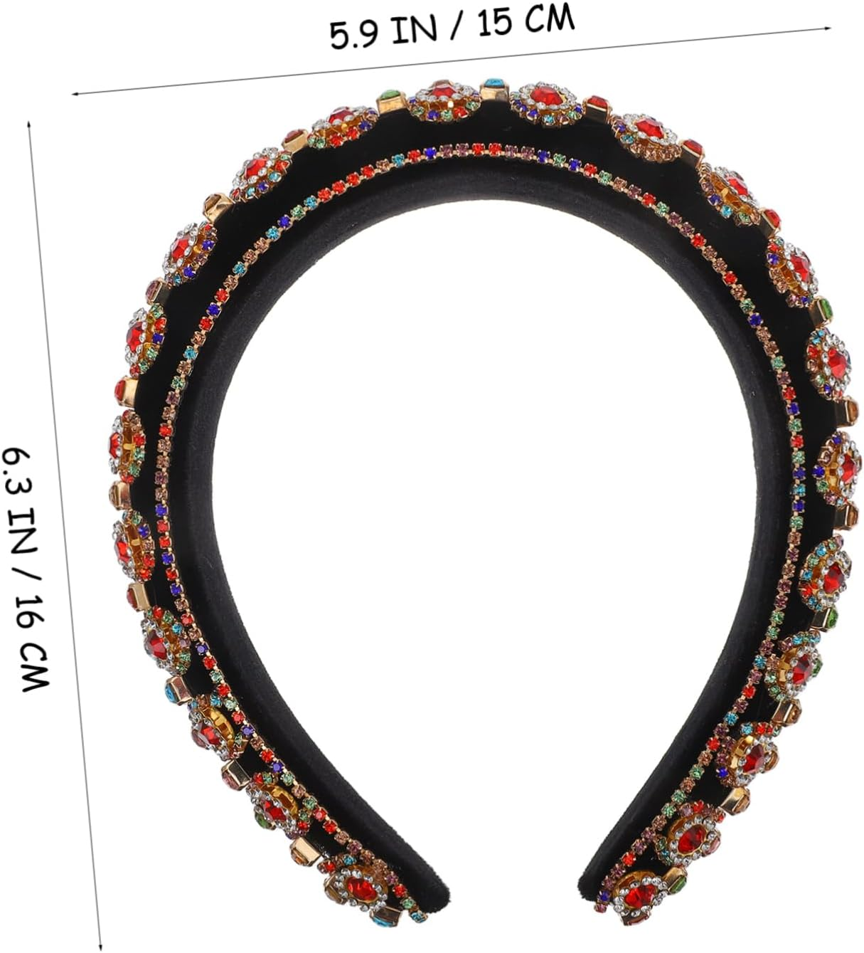 Elegant Headband with Rhinestones Headband Baby Headband Accessory Fashionable Hair Band for Wedding image number 5