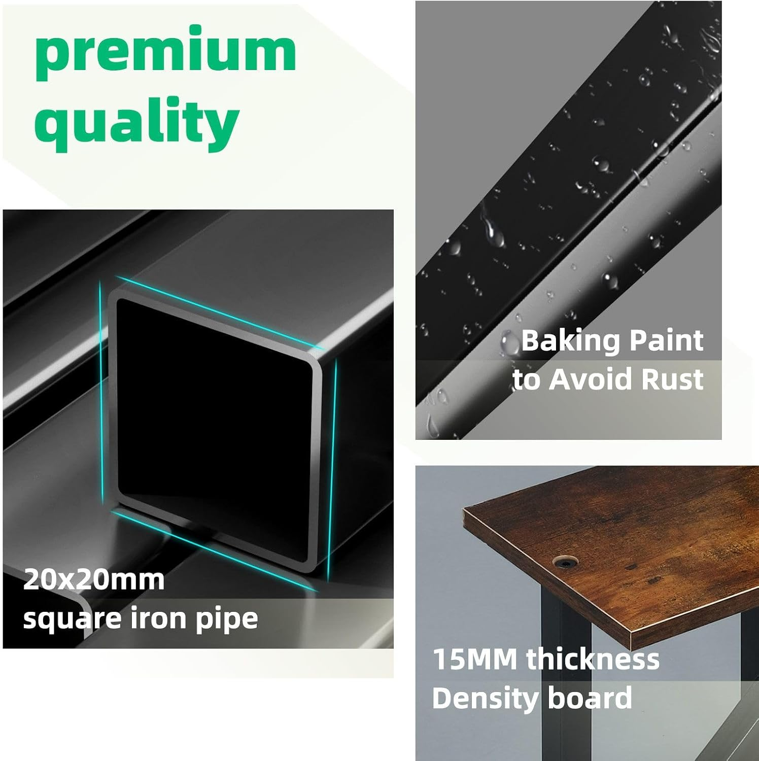 2Pcs 5 Tiered Plant Stand Shelf Metal Half Moon Style Flower Pot Holder Indoor Outdoor Corner Shelves Garden Herb Large Storage Rack Black Brown image number 5