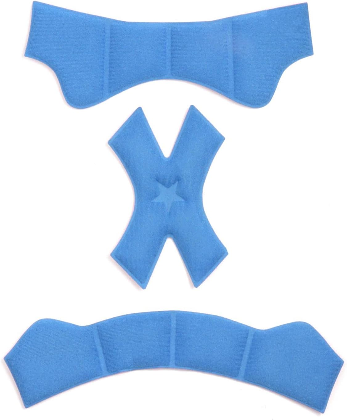 Helmet Inner Padding Foam Pads Kit Blue-Pink Sealed Sponge Protective Lining Protection Liner Cushion Mat Set for Motorcycle Motocross Cycling Outdoor Sports Bike Bicycle Riding image number 5