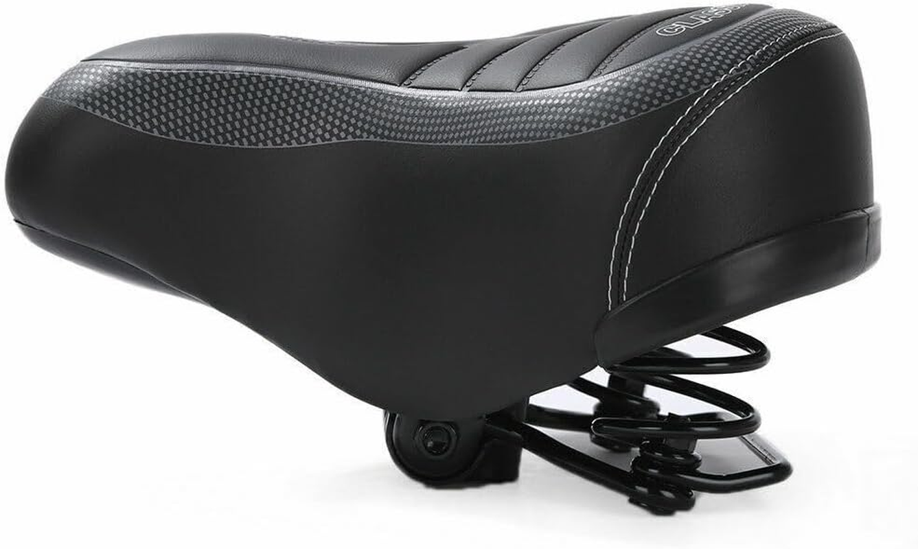 Wide Big Bum Bike Bicycle Gel Cruiser Comfort Saddle Seat Sporty Soft Cushion image number 1