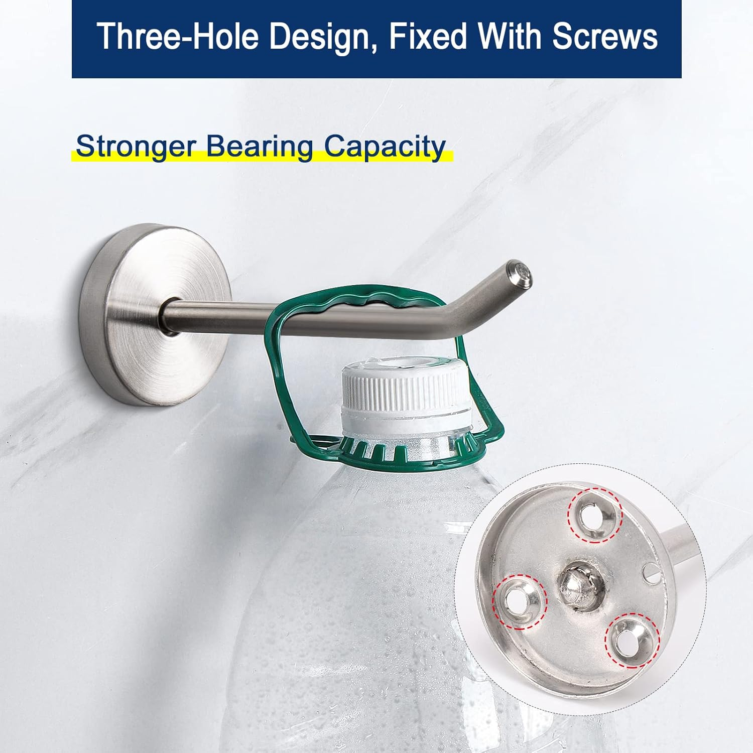 Nearmoon Coat Hooks, Wall Mount Hooks for Hanging Hat Hurse Robe, 304 Stainless Steel Heavy Duty Towel Hangers for Bathroom Livingroom Hotel Kitchen Garage, 6 Pack (4 Inch, Brushed Nickel) image number 4