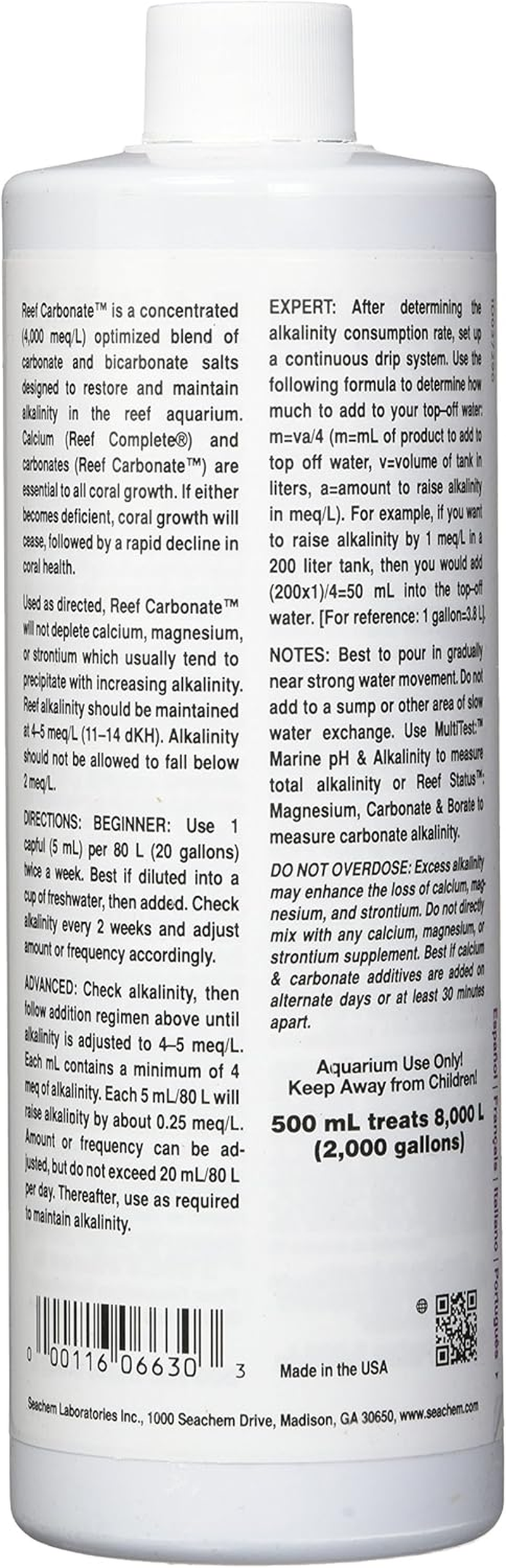 Seachem Reef Carbonate (SC663) image number 2