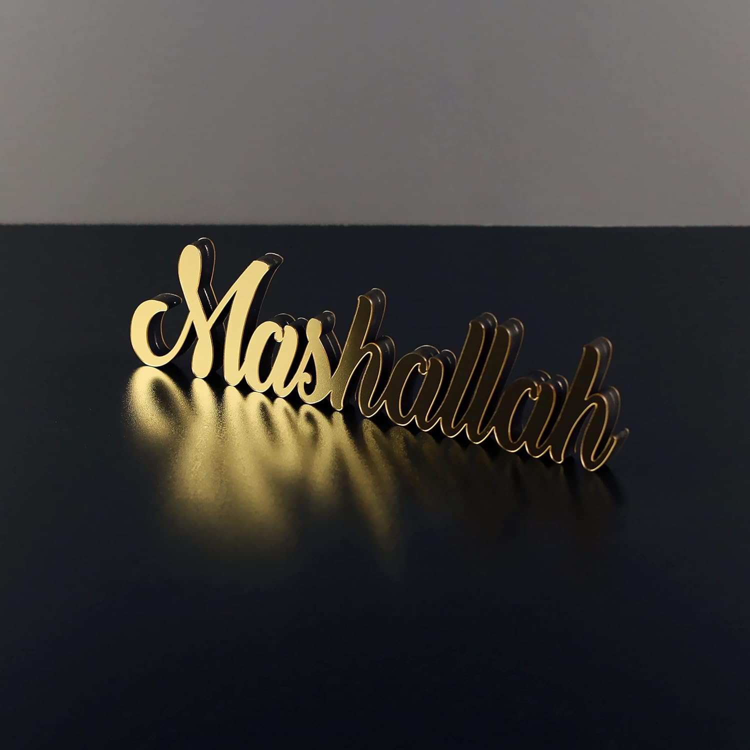 Iwa Concept Mashallah Gold Islamic Decor | Home Decorations for Ramadan & Eid Gifts image number 7