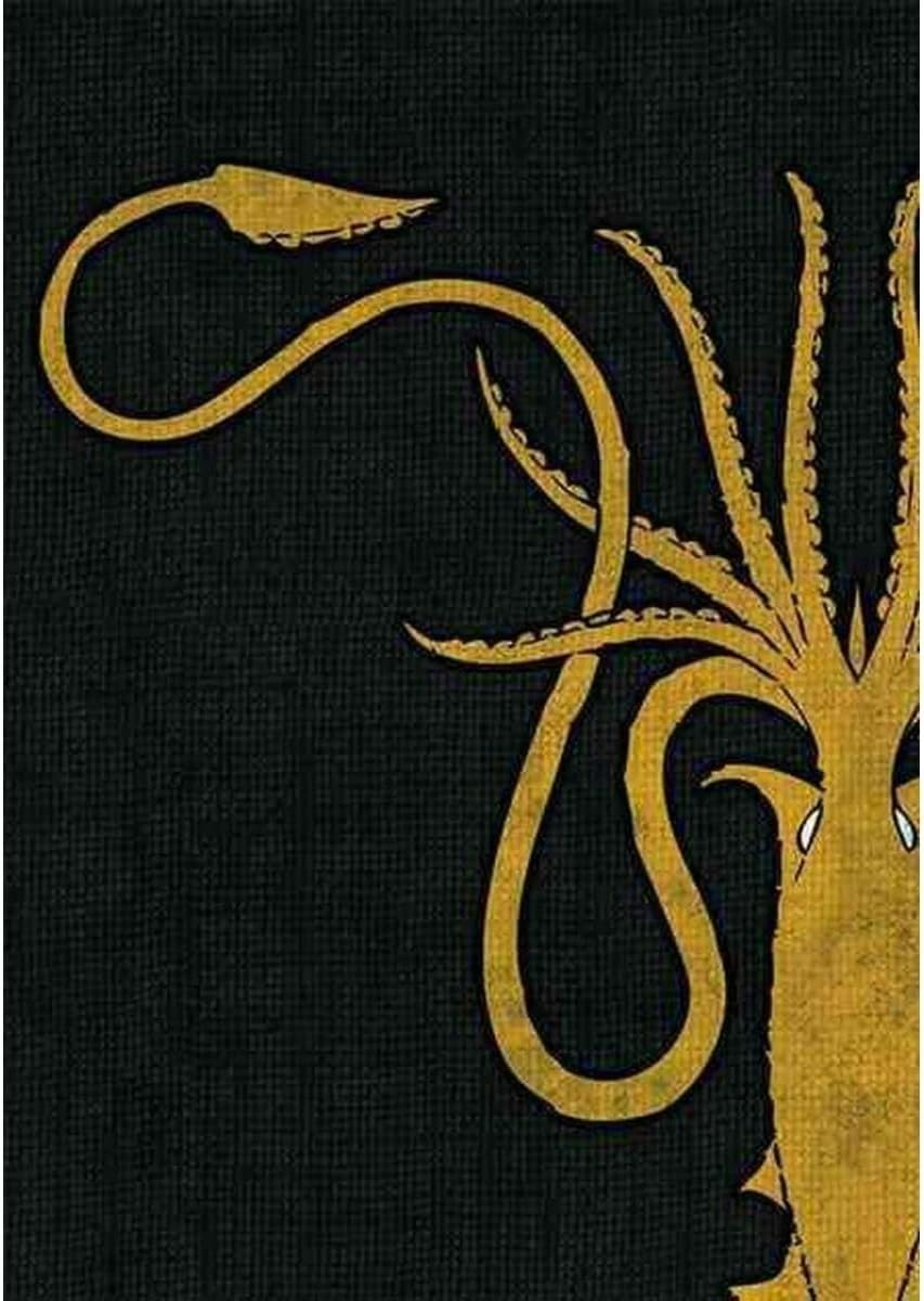 Fantasy Flight Games Current Edition Accessories HBO Card Sleeve - House Greyjoy