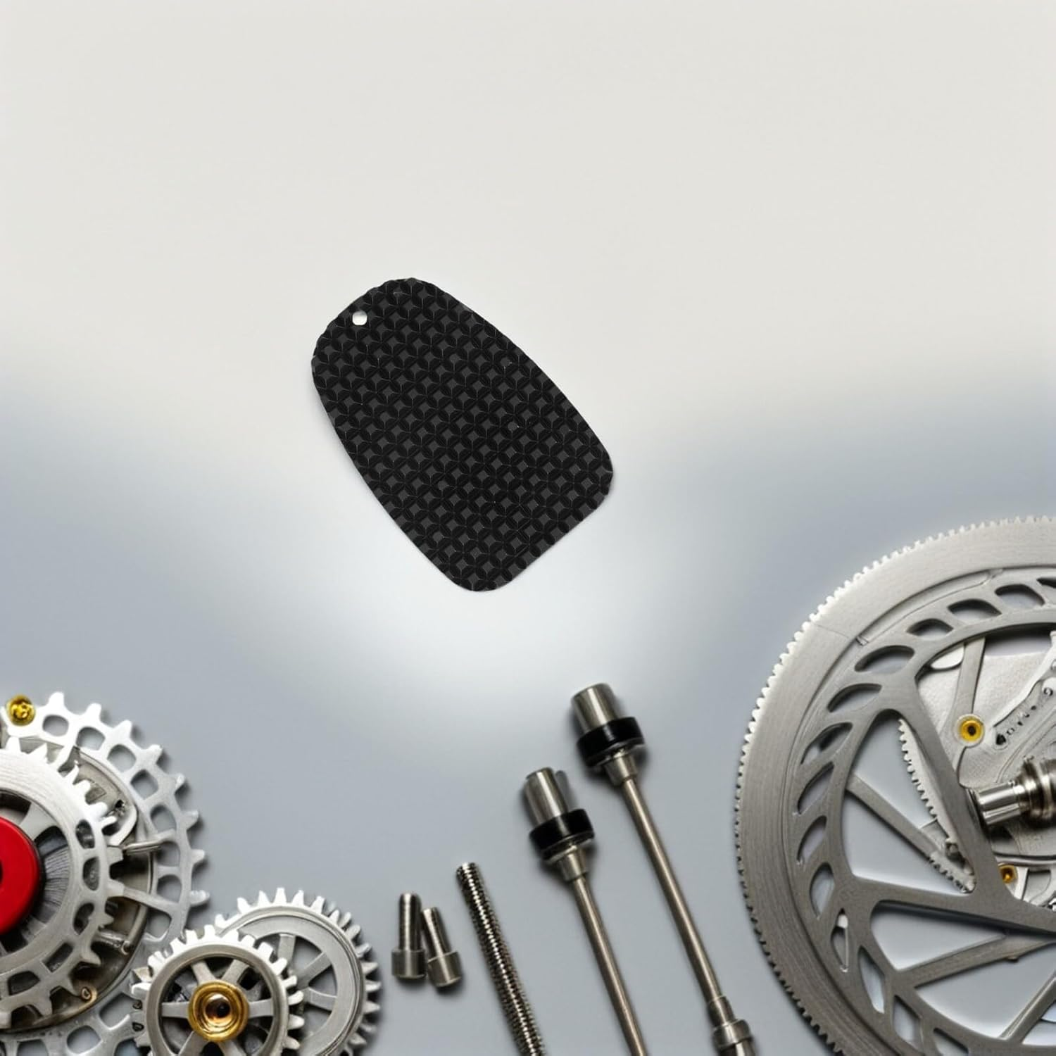 Ipetboom 5Pcs Black Motorcycle Kickstand Puck Set &ndash; Universal Side Stand Parking Extension Pad &ndash; Motorbike Sidestand Protector Plate for Outdoor and Garage Use image number 1