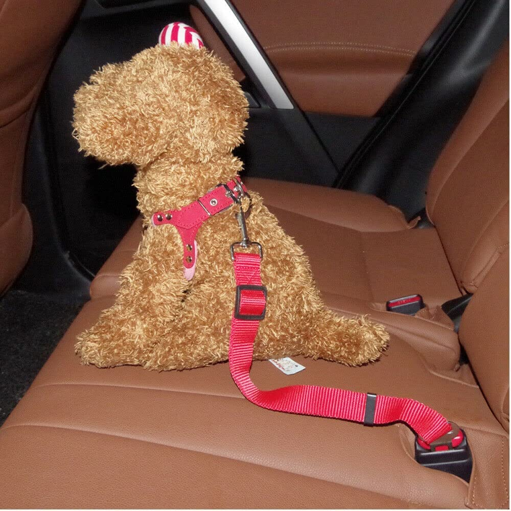 Tootoo Adjustable Pet Dog Safety Car Vehicle Seat Belt Harness Lead Pet Seatbelt Nylon (2X Camo)