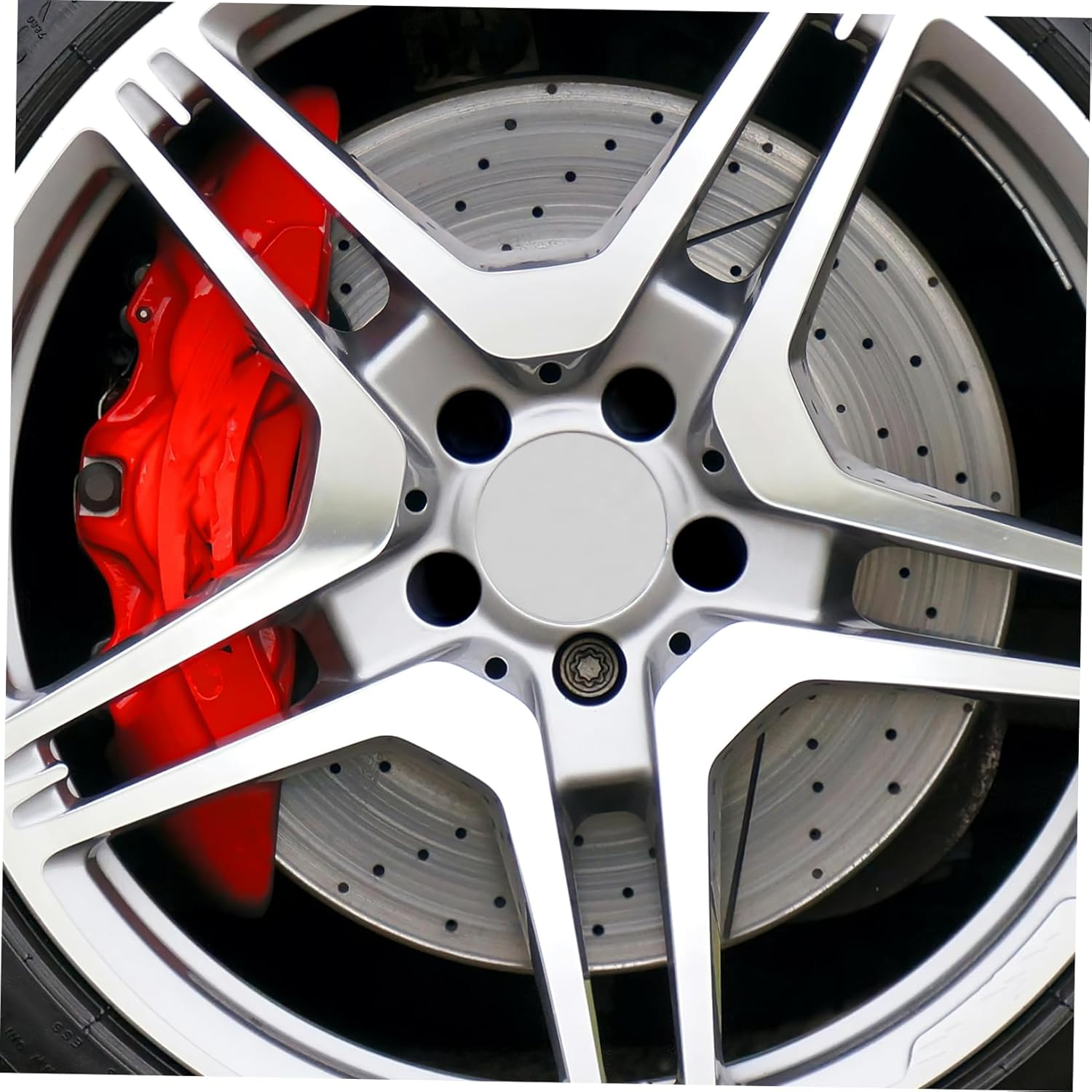 Mikinona 4 Pcs Wheel Center Caps Durable Automotive Rim Hub Covers Easy Installation for Car SUV Truck Rv Protective Barrier against Dirt Damage image number 4