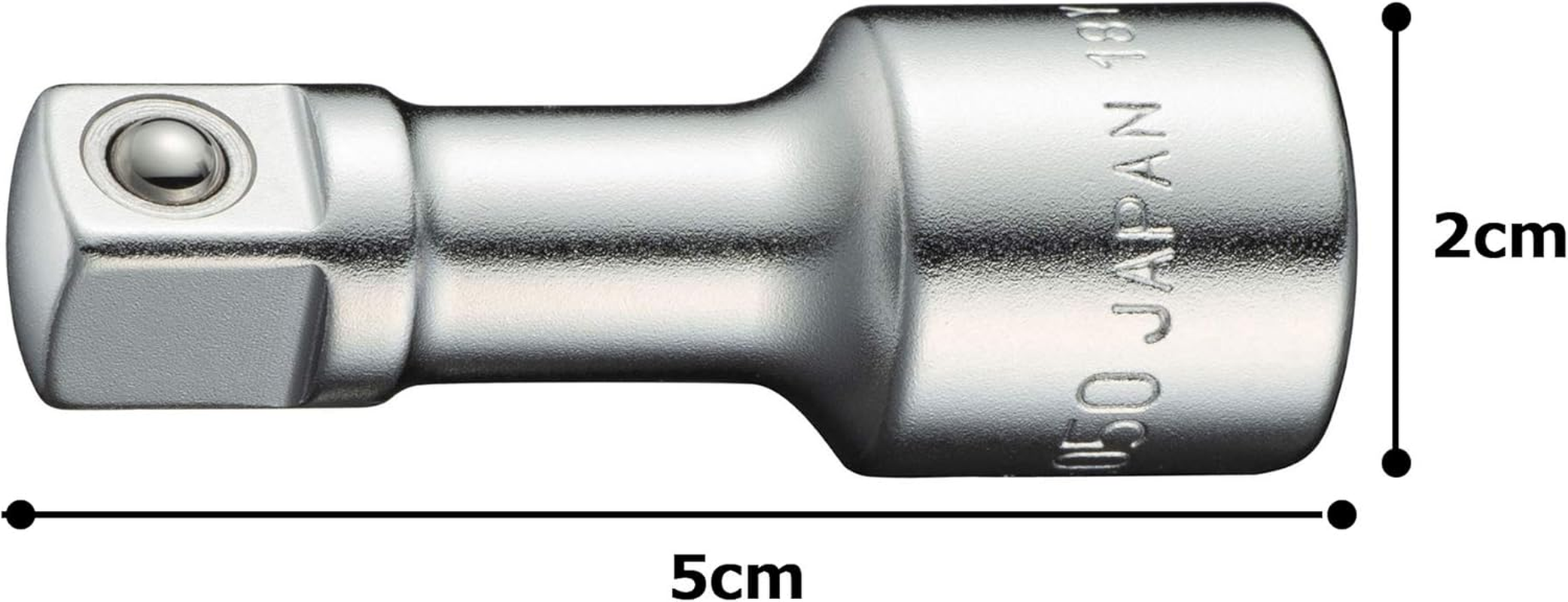 TONE EX30-050 Extension Bar, Drive 0.3 Inch (9.5 Mm) (3/8 Mm), Total Length: 2.0 Inches (50 Mm) image number 1