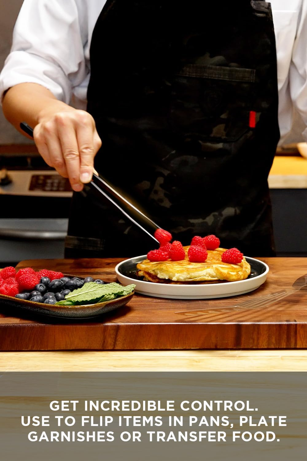 DALSTRONG - Professional Kitchen & Cooking Tweezers - High-Precision - Black Titanium Coated - 12" (30,5 Cm) - BBQ, Plating, Multi-Use image number 6