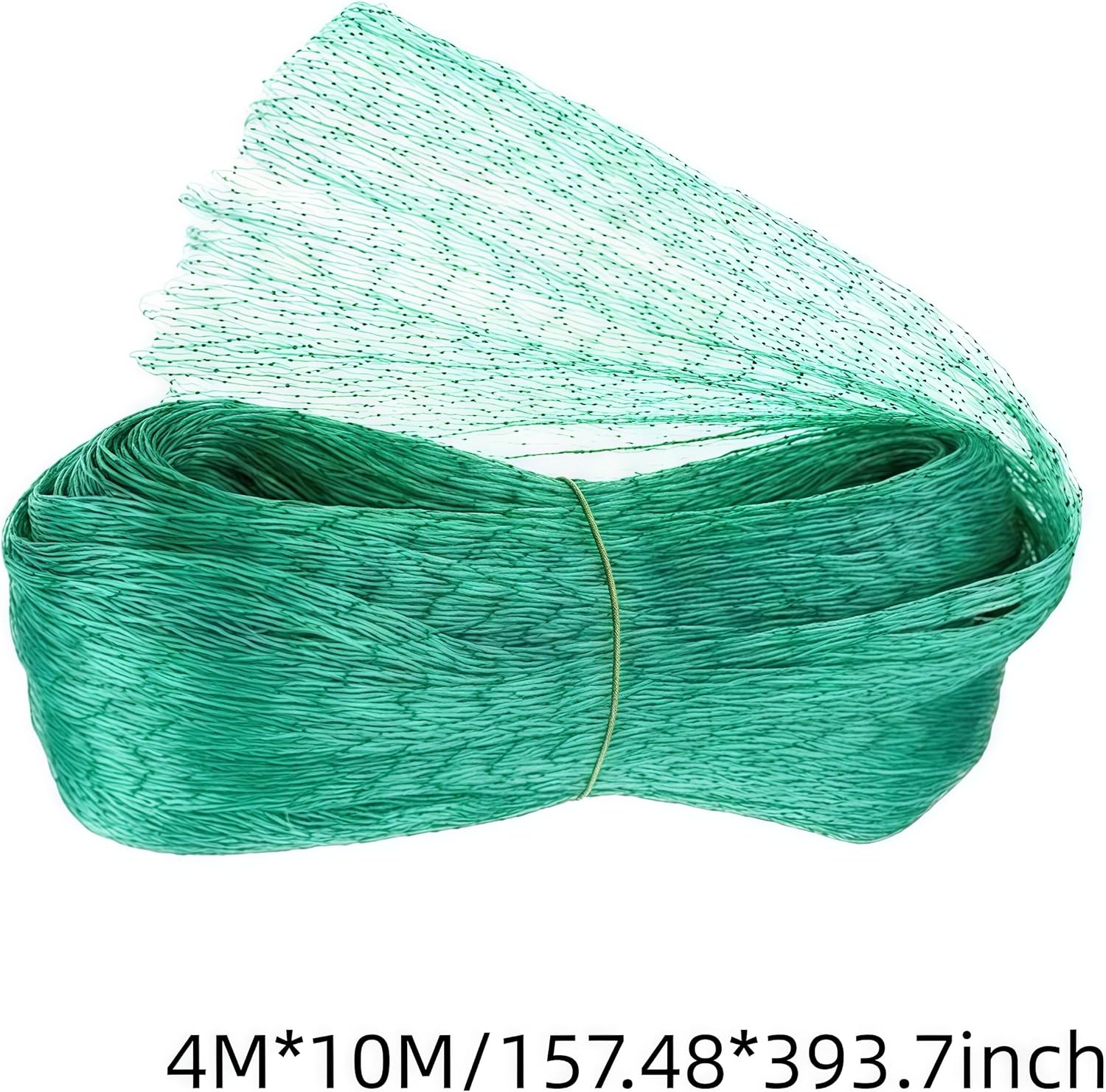 2 Pcs Green anti Bird Netting,4 X 10 M Fence Net, Garden Protection Mesh Net Reusable Protective Garden Netting for Plants Fruit Trees against Birds,Deer and Other Animals,Netting Fence image number 1