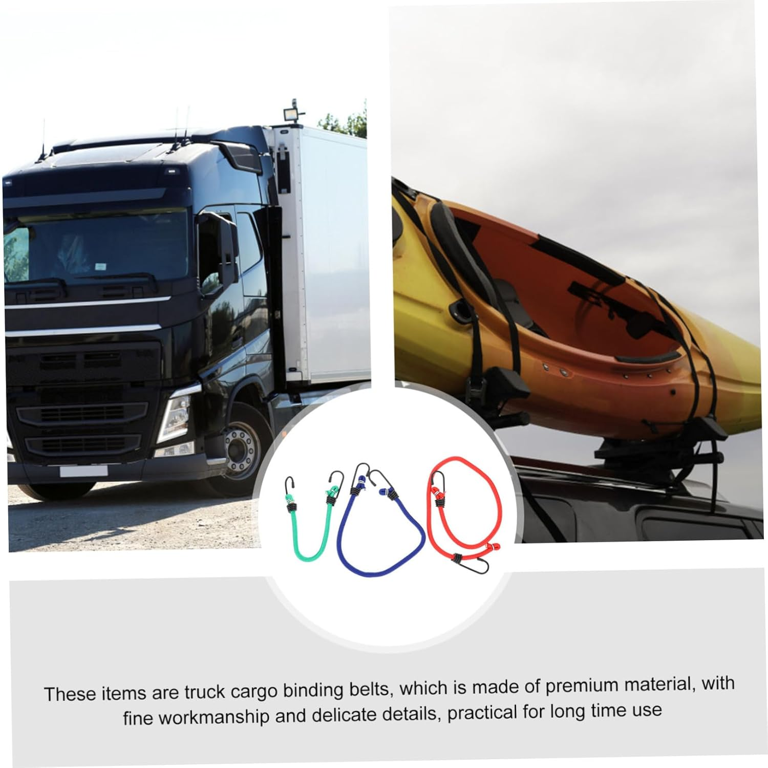 OATIPHO 10Pcs Car Luggage Fixing Straps Suitcase Straps Bag Luggage Heavy Duty Quick Release image number 4