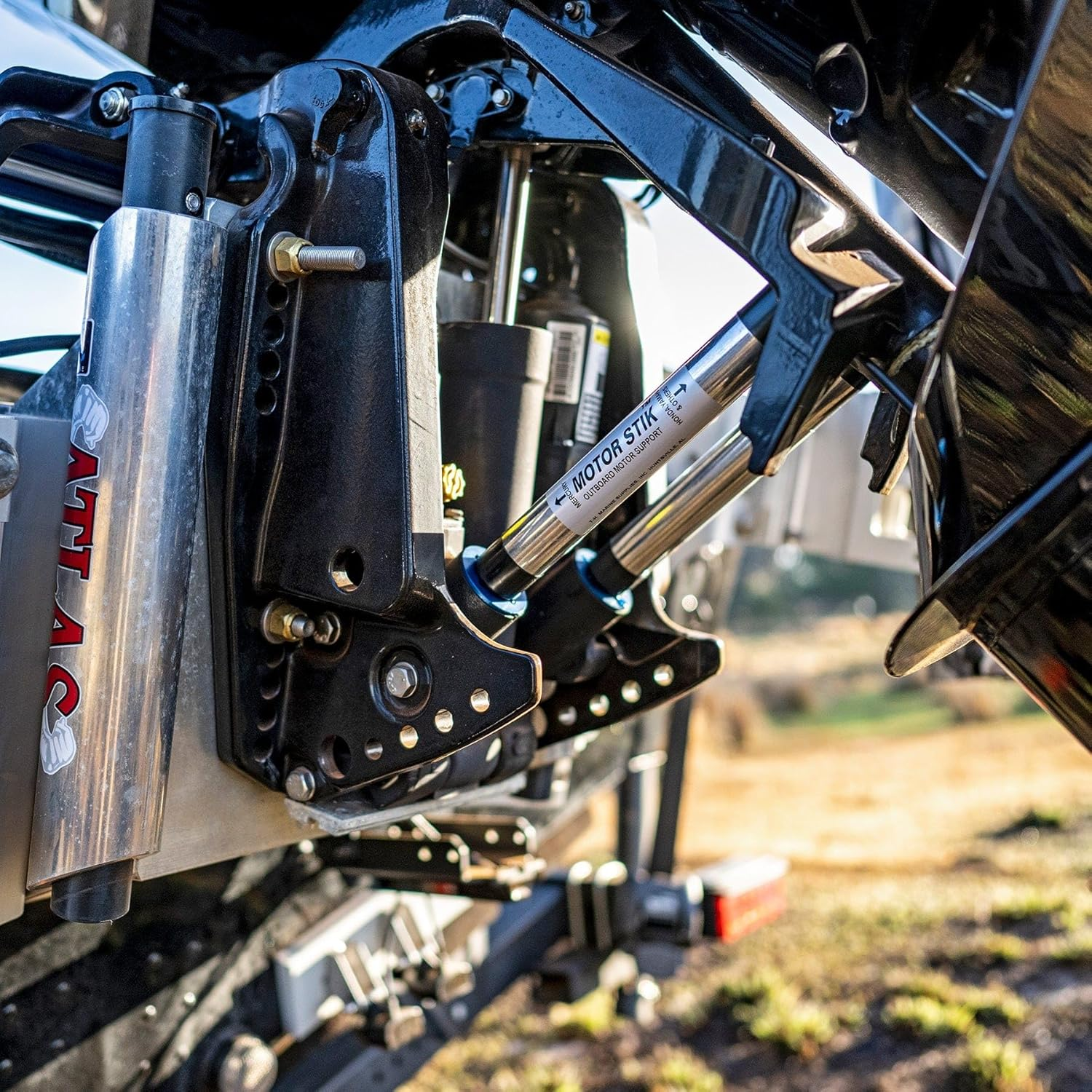 T-H 3003.6276 Marine MSS-1-DP Motor Stik Outboard Motor Support, Silver image number 2