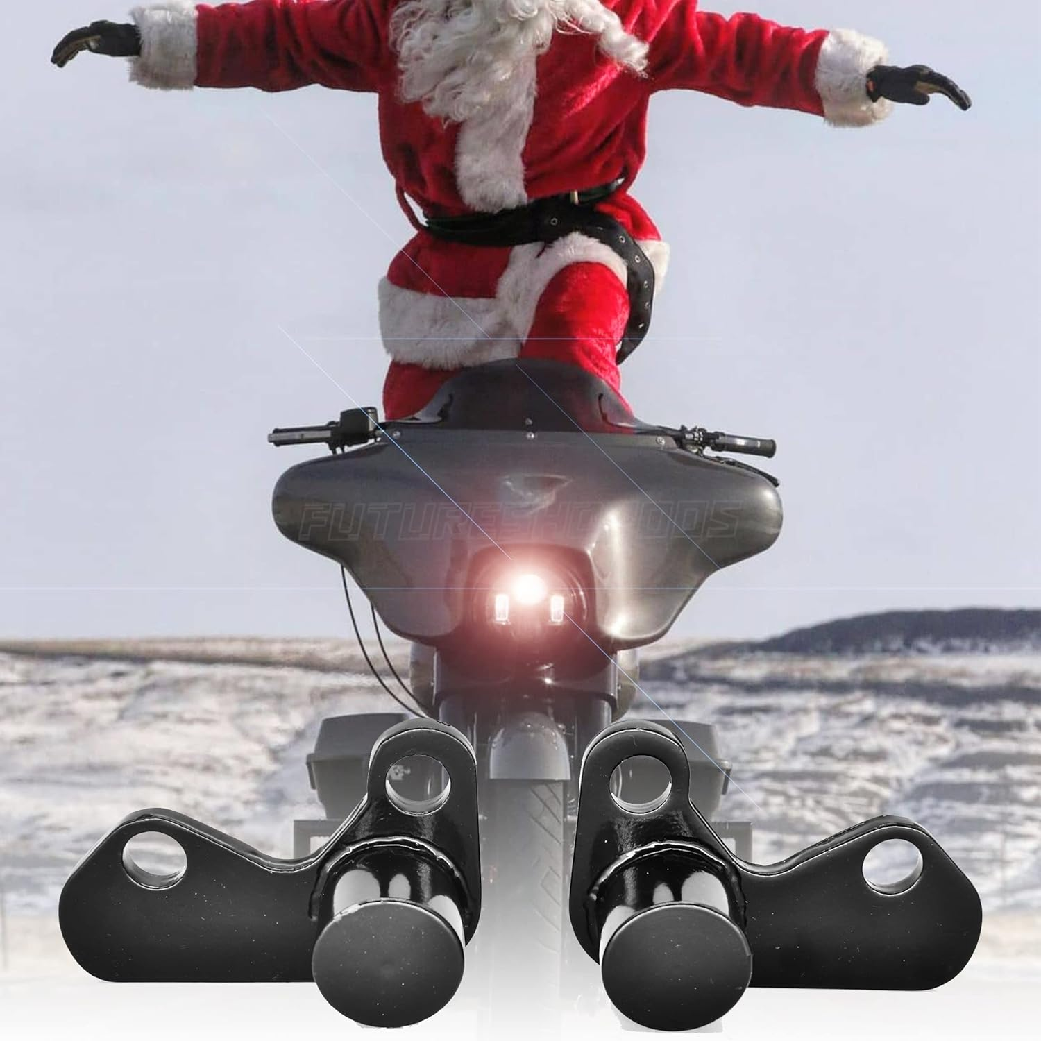 Fits 2022 Street Glide FLHX 02-21 Harley Lowering Kit for Touring Rear Shocks 17 Road Glide FLTRX 14 Ultra Limited FLHTK (02-22 up Touring Models) image number 1