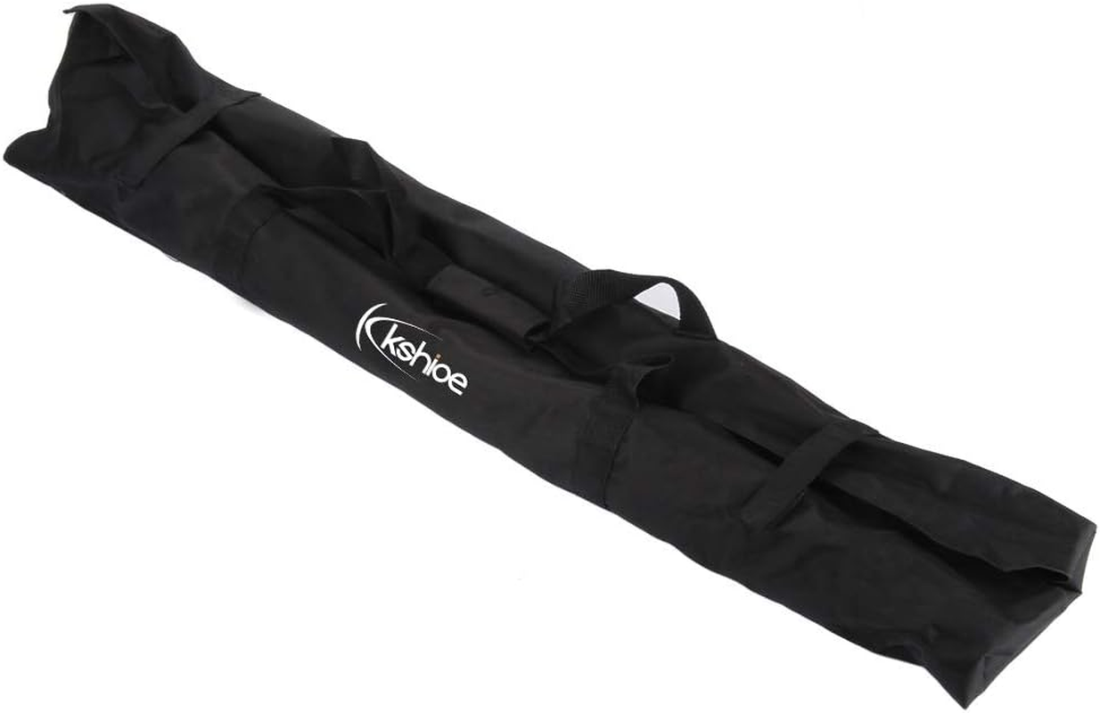 Kshioe Backdrop Support Stand 6.4X10Ft Photo Backdrop Stand Adjustable Photography Studio Background Support System Kit with Carrying Bag and 3 Clamps for Photo Video Shooting, Wedding, Party image number 1