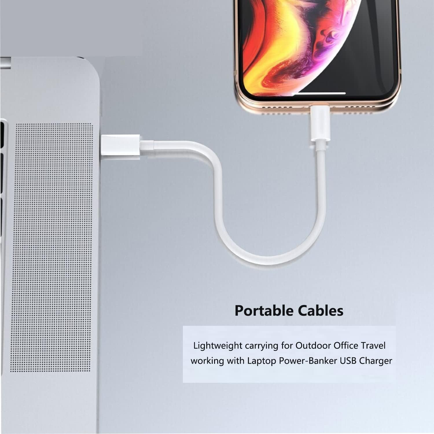 AMITOME USB C to USB C Short Charging Cable 0.3M (2 Pack),60W Type C Fast Charging Cord Compatible for Iphone 17/16/15/Pro/Max/Plus,Ipad Pro,Air5,Macbook,Samsung,Google-Black image number 6