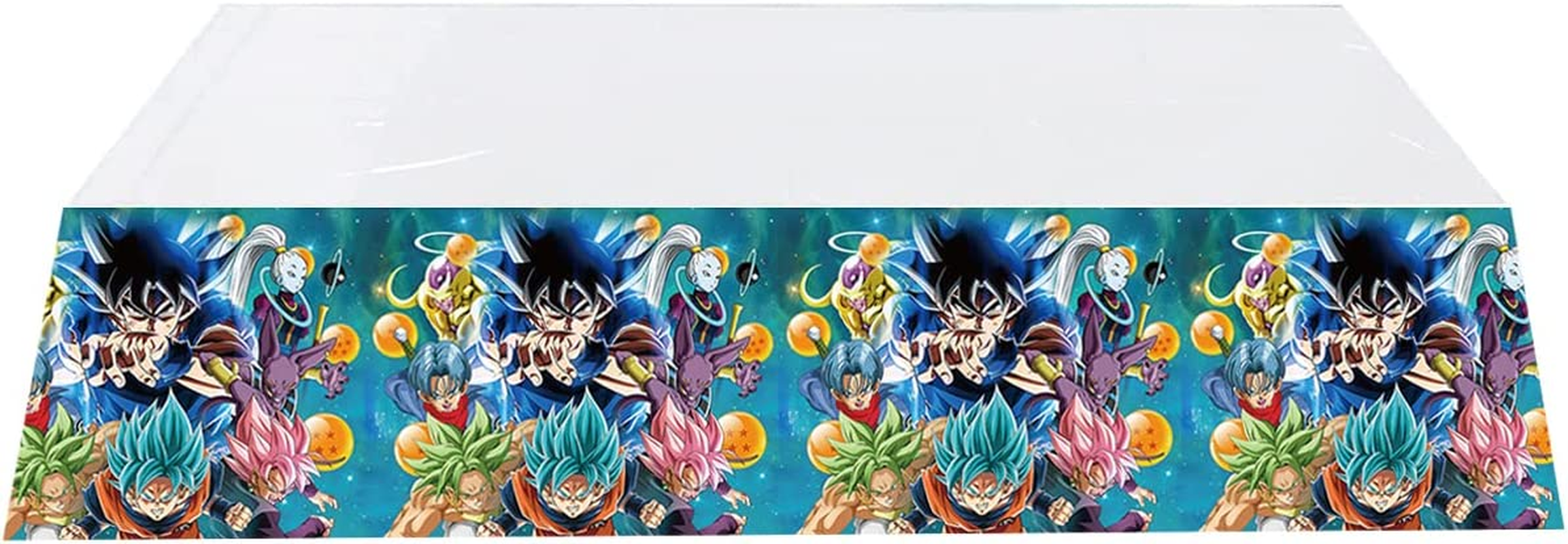 ZLHCGD Birthday Party Tableware Supplies for Dragon Ball Theme Decoration - Dragon Z Plate and Napkins + Tablecovers. image number 2