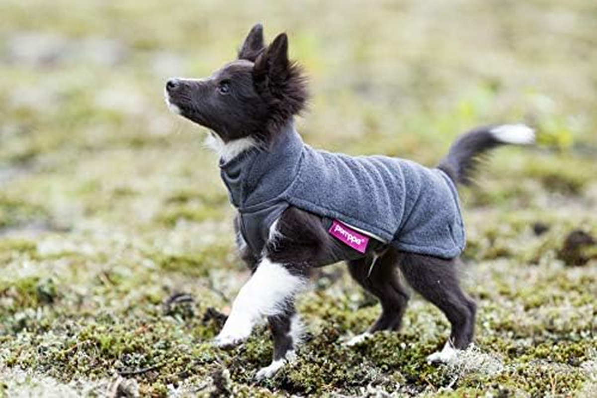 Poppa Jumppa Fleece Dog Coat 60 Cm Graphite image number 3