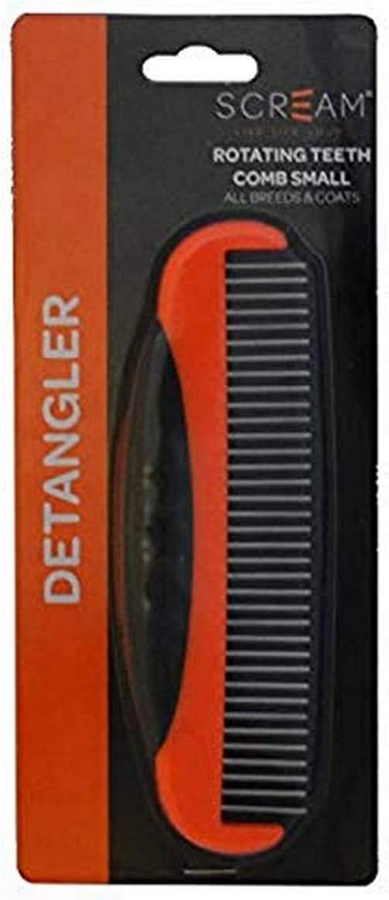 Scream 35-SG03751 LOR Rotating Teeth Comb, Loud Orange image number 1