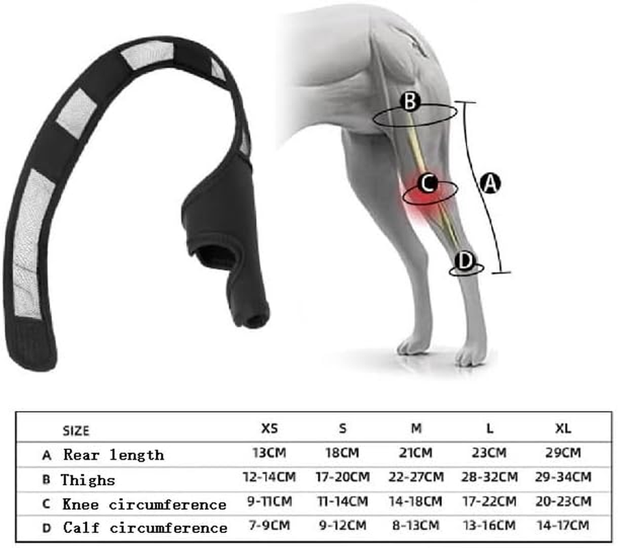 Dog Elbow Protector, Dog Elbow Brace Protector Pads for Canine Elbow and Shoulder Support, Dog Knee Leg Sleeve for Dysplasia, Arthritis, Pressure Sores, Shoulder Dislocation (L, Black) image number 5