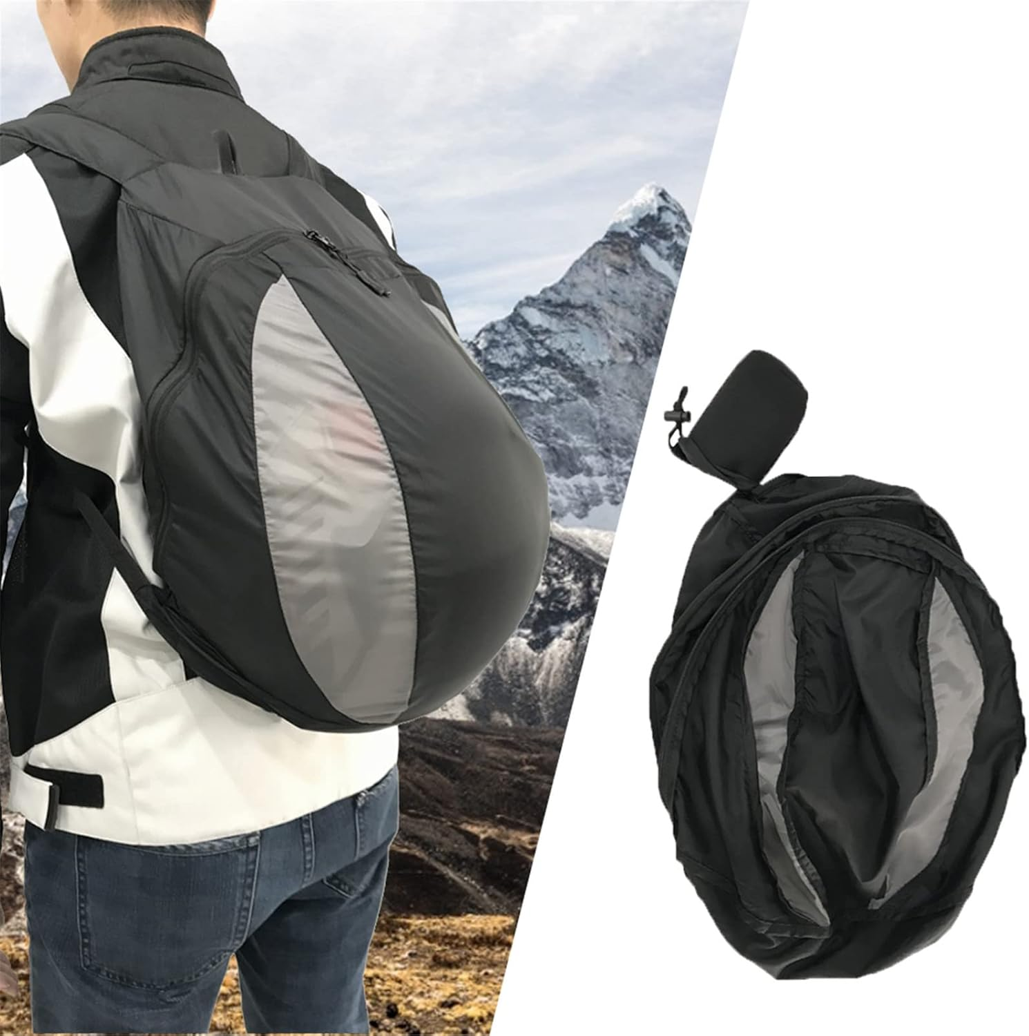 Motorcycle Helmet Backpack | Waterproof Travel Bag | Helmet Bag | Accessories and Gifts for Riders