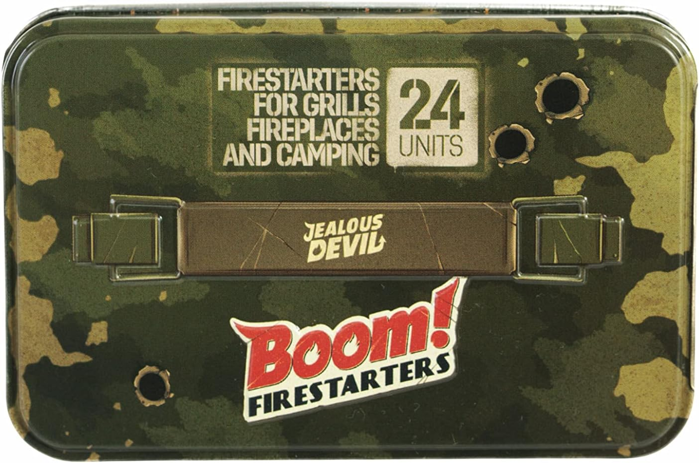 Jealous Devil Boom! Firestarters 24 Pack, 100% Natural Made from Coconut Fiber, No Smoke and Odorless, Waterproof, 20-Minute Long Burn for BBQ Lump Charcoal, Briquettes, Fireplace, Camping and More image number 4
