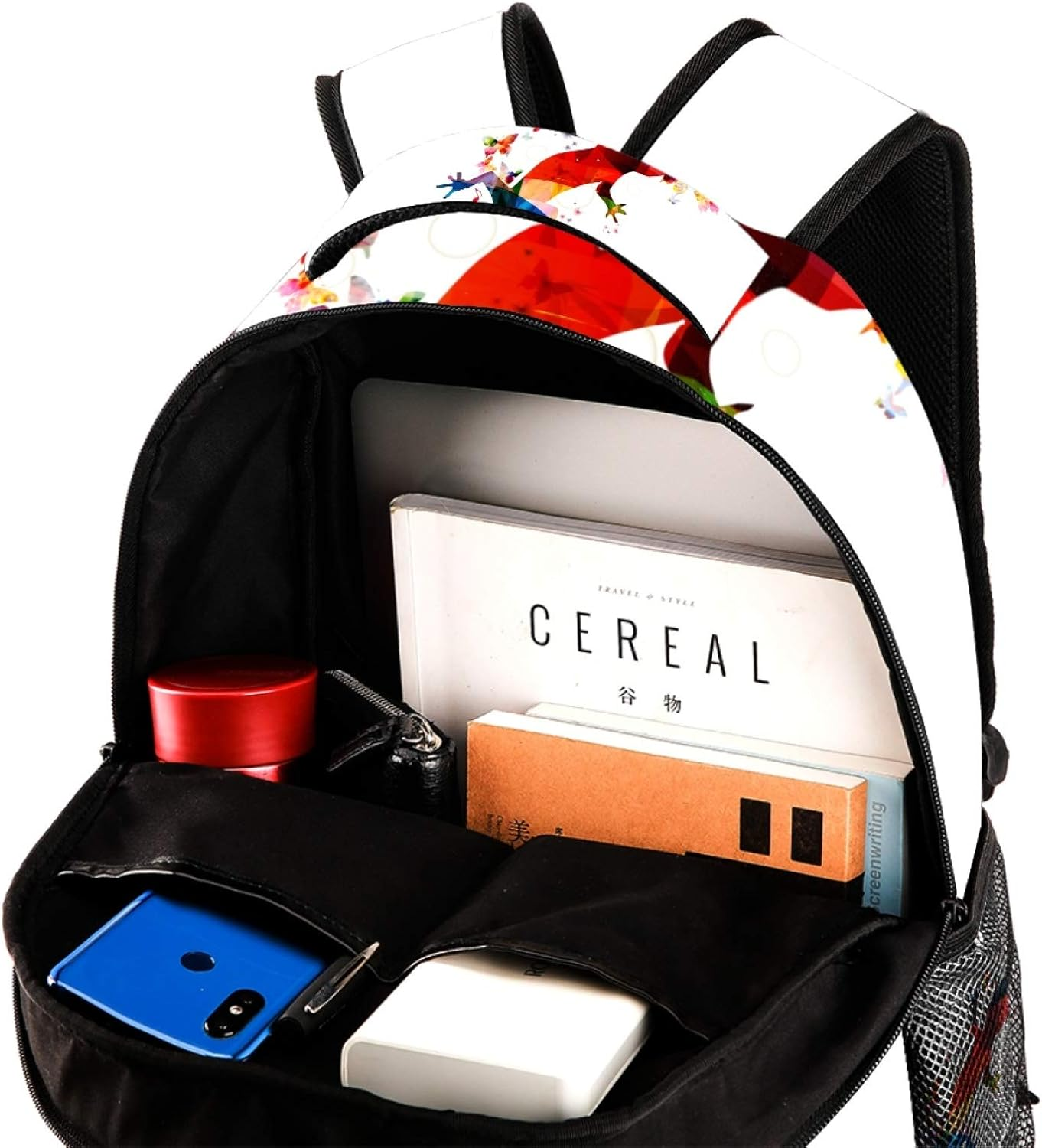 Students Backpack Colorful Gecko Print Casual Backpack for Girls and Boys Bookbag School Bag Travel Daypack image number 3