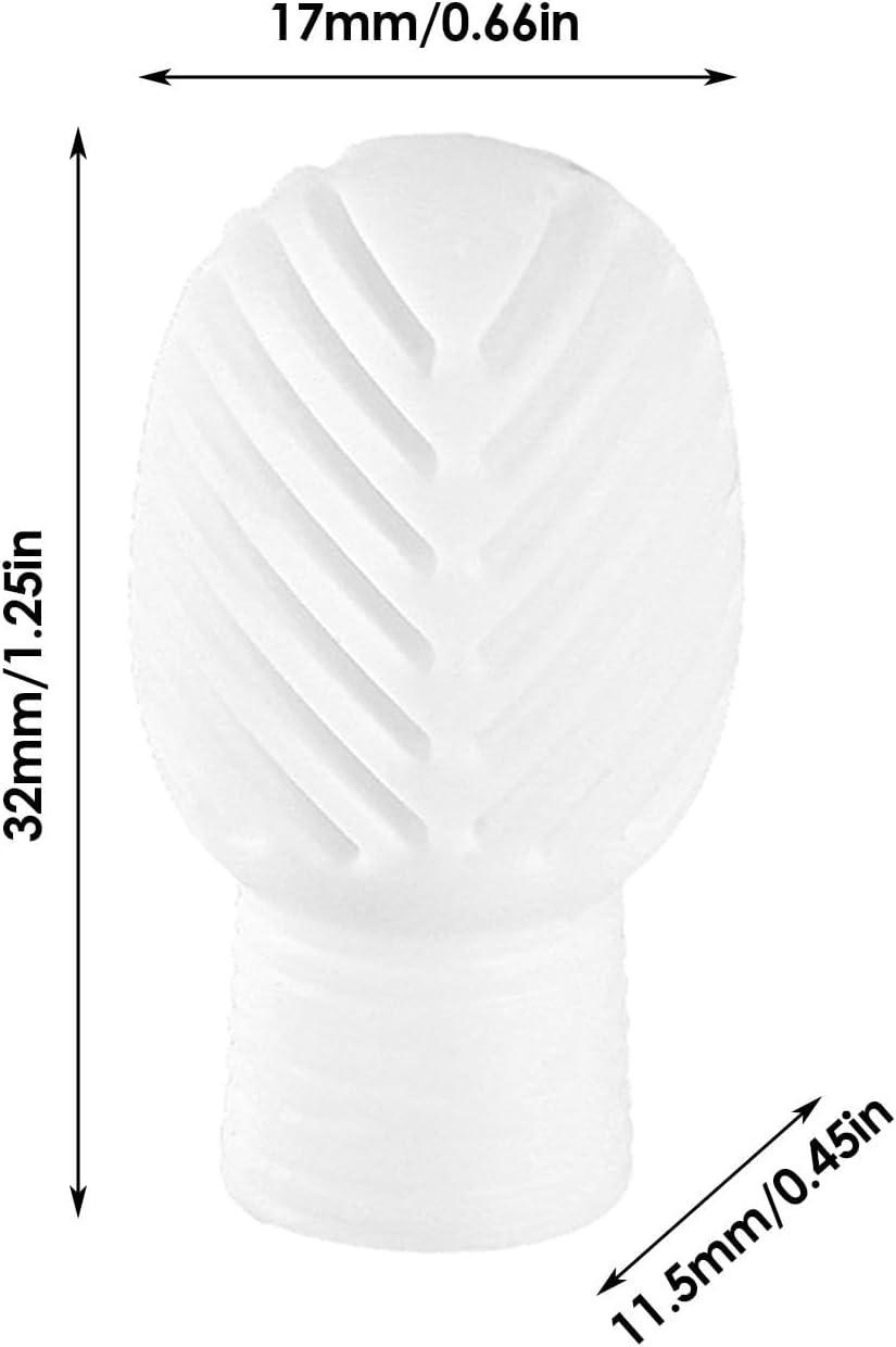 Humdcdy Drum Stick Dampeners - Silicone Drumstick Tips for Mute Clacking Sound - Musical Instruments Accessory, Silicone Drumstick Tips, Mute Clacking Sound for Silencing Drumming - Gray image number 7