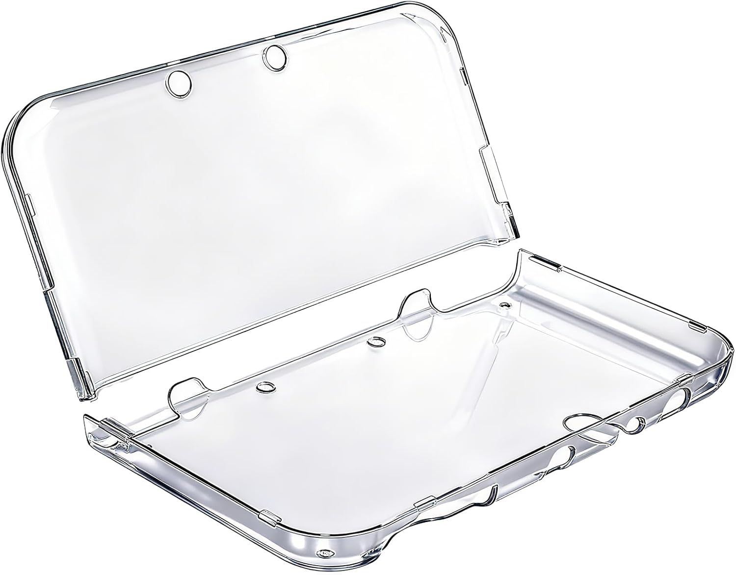 Suytvenxau New 3DS XL Case - Ultra Clear Crystal Transparent Hard Shell Protective Cover Compatible with 2015 Nintendo 3DS XL LL, Shockproof Scratch Resistant Protective Case for Everyday Use image number 3