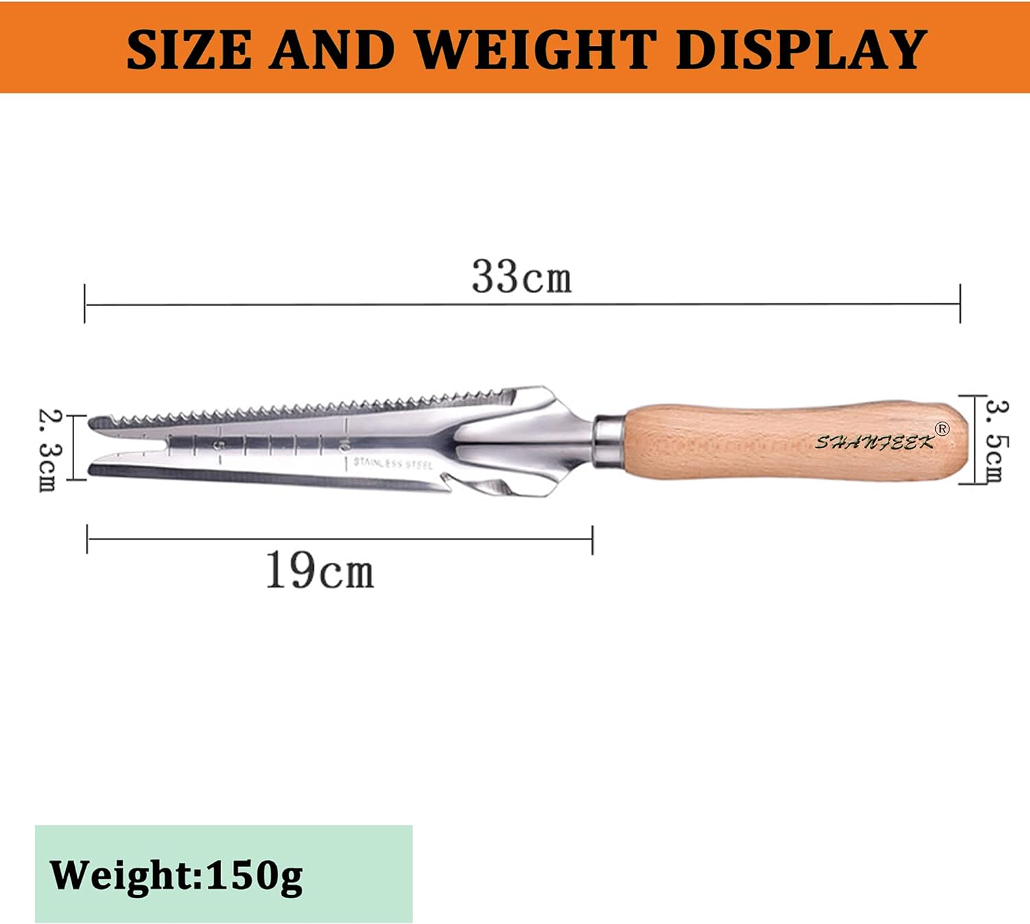 Weed Removal Tool for Garden Yard Crack Weeder Gardening Hand Tools Weed Puller Gardening Gifts for Women (I-Type) image number 2