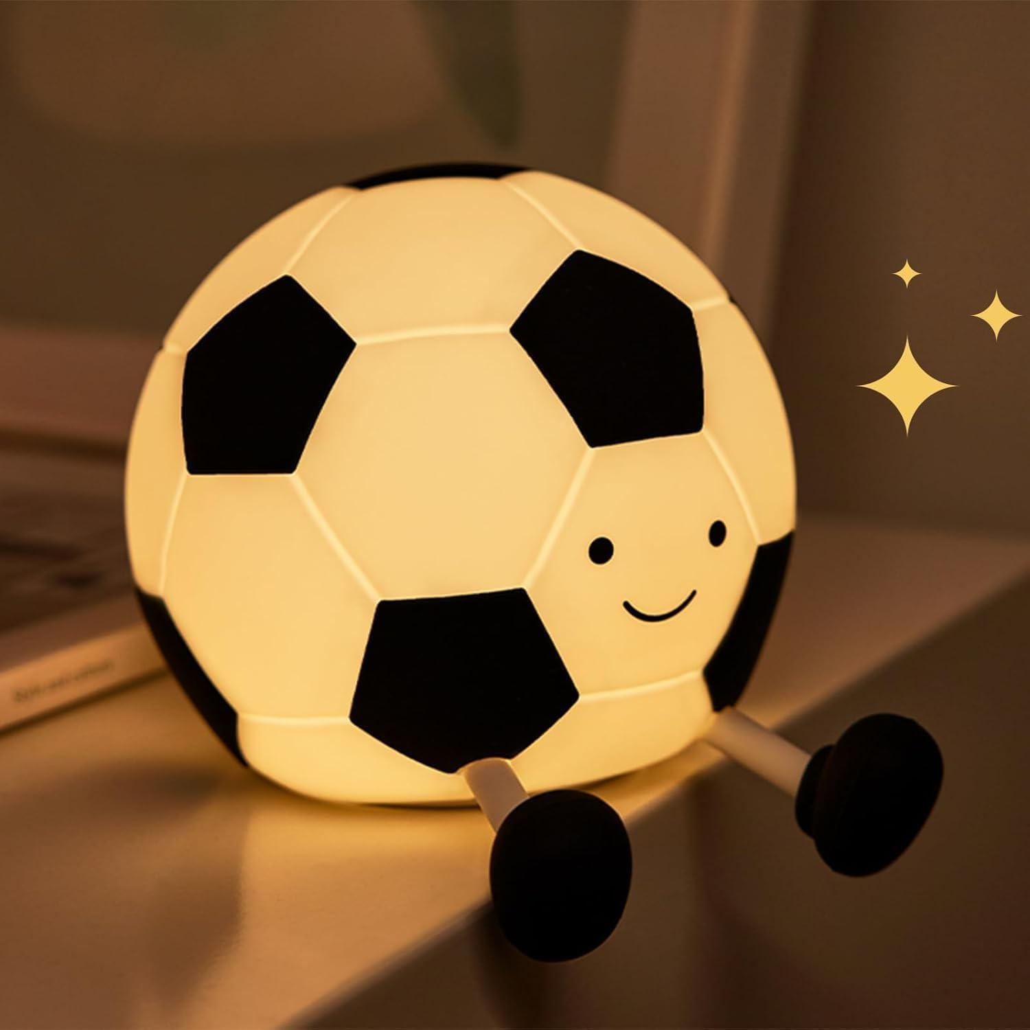 Night Light Silicone LED Lamp Rechargeable Bedside Touch Lamp,Nursery Pumpkin Nightlight for Kids,Halloween Decor Toy,Breastfeeding for Baby