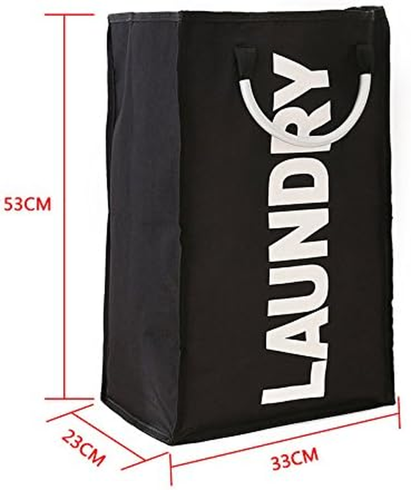 Collapsible Washing Clothes Large Laundry Basket Bag Hamper Bin Storage Folding Function Bag image number 1